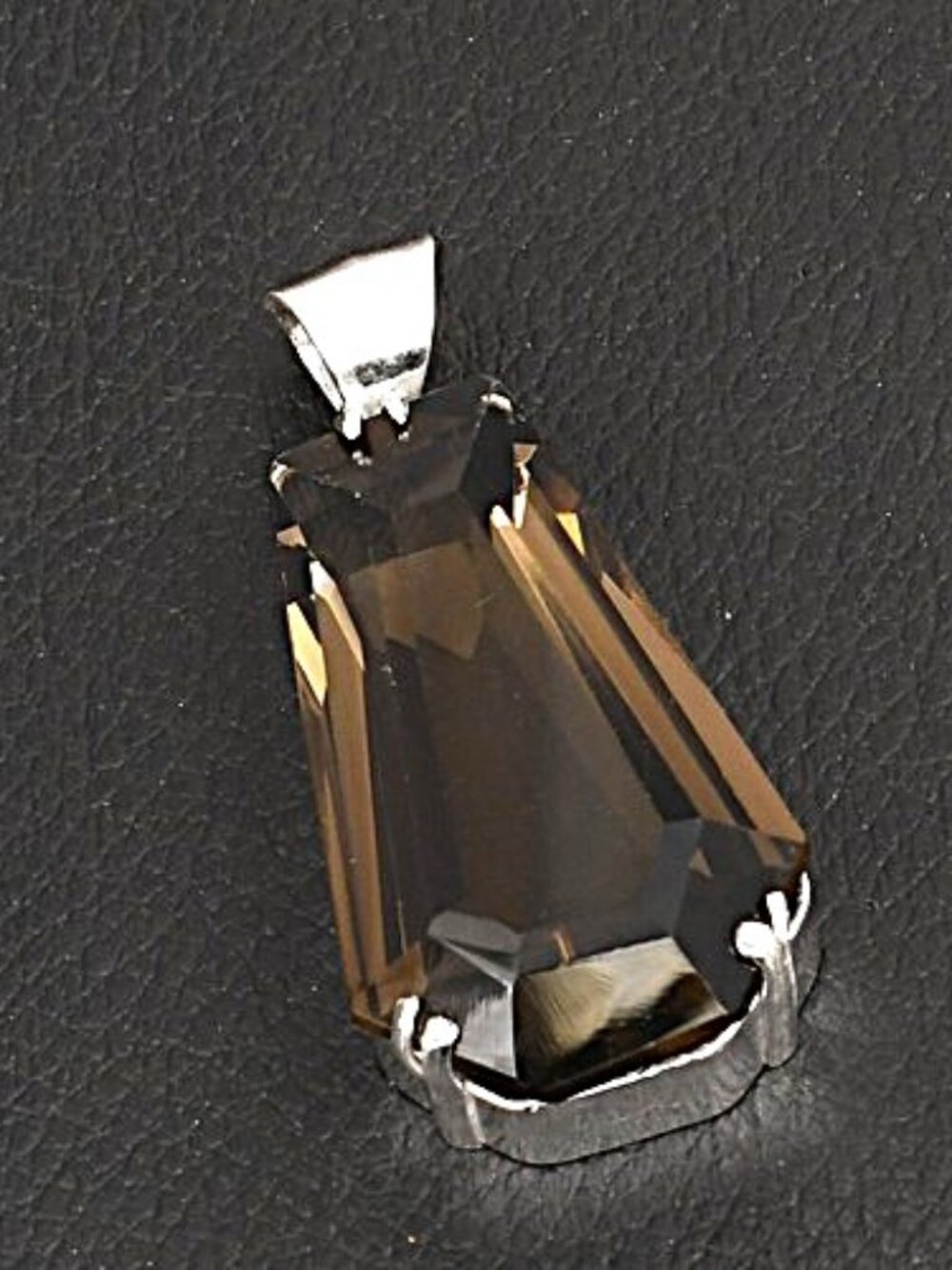 Gorgeous Smoky Quartz Gemstone Sterling Silver Pendant